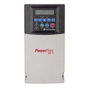 VF Drive PowerFlex400, 11kW 22A 3x480VAC, integral keypad, LED display, RS485, frame C, Allen-Bradley