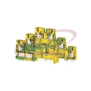 PE Terminal Block A3T 2.5 PE, 3-tier, 2.5mm² 800V, push-in, yegr