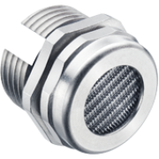 Drainage Element, M20x1.5, wrench 22, thread 10mm, mesh, -50..110°C, nickel-plated brass, ss A2, NBR, incl. O-ring, IP4x, Agro