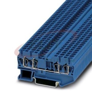 Feed-through Terminal Block ST 2.5-QUATTRO BU, 50pcs/pck, Phoenix