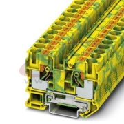 Ground Modular Terminal Block PT 10-PE, 50pcs/pck, Phoenix