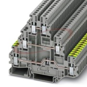 Ground Modular Terminal Block UT 2.5-PE/L/L, 50pcs/pck, Phoenix