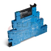 Solid-state Interface Relay Coupler 38.81., 1NO 2A 240VAC, cv 24VDC sensitive, LED, diode, W6.2mm, TS35
