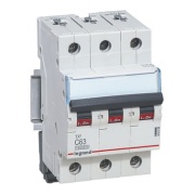 Miniature Circuit Breaker TX³, 3C 63A 10kA, Legrand