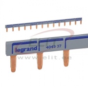 Busbar Lexic, L1-N, 28x2/1000, 10mm², prong, Legrand