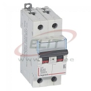 Miniature Circuit Breaker DX³, 2B 20A 6/10kA, Legrand