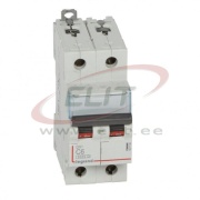 Miniature Circuit Breaker DX³, 2C 6A 6/10kA, Legrand