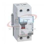 Residual Current Circuit Breaker TX³, 2P 40A 30mA 10kA, type A, Legrand