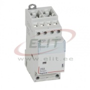 Modular Contactor CX³, 4NO 25A 400VAC, cv 24VAC, 2M, TS35, Legrand