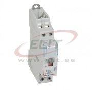 Modular Contactor CX³, 2NO 25A 250VAC, cv 24VAC, handle, 1M, TS35, Legrand