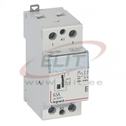 Modular Contactor CX³, 2NC 63A 250VAC, cv 230VAC, handle, 2M, TS35, Legrand