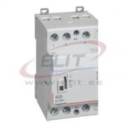 Modular Contactor CX³, 3NO 40A 400VAC, cv 230VAC, handle, 3M, TS35, Legrand