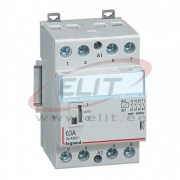 Modular Contactor CX³, 2NO 63A 400VAC, cv 230VAC, handle, 3M, TS35, Legrand