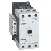 Contactor CTX³ 100, 37kW 75/110A 3x400VAC, aux. 2NO, 2NC 16A 240VAC, cv 230VAC, TS35, panel mount, Legrand