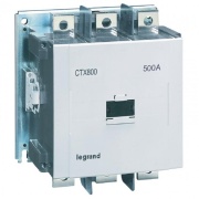 Contactor CTX³ 800, 265kW 500/580A 3x400VAC, aux. 2NO, 2NC 16A 240VAC, cv 200..240VAC/DC, panel mount, Legrand
