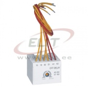 Time Delay Block CTX³, off delay, 1..30s, 1CO, 24..48VAC/DC, 22/40/65/100/150, Legrand