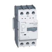 Motor Protection Circuit Breaker MPX³ 32S, 0.06kW 0.16..0.25A 100kA, thermal magnetic, TS35, Legrand