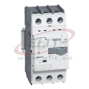 Motor Protection Circuit Breaker MPX³ 32S, 4kW 6..10A 50kA, thermal magnetic, TS35, Legrand