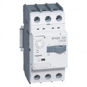 Motor Protection Circuit Breaker MPX³ 32S, 9kW 14..22A 15kA, thermal magnetic, TS35, Legrand