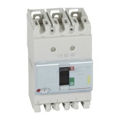 Moulded Case Circuit Breaker DPX³ 160, 40A 3x400VAC 16kA, short-circuit protection 0.8..1In, overload protection 10In, incl. screws/ cage clamps Al/Cu 70/95mm², panel mount, Legrand