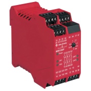 Safety Relay MSR138.1DP, single-function delayed output, input1 NC, 2NC, output 2NO safety, 2NO delayed safety, 1NC delayed aux.| 6A 24VDC delay 0.5..10s, reset auto/ manual/ monitored manual, removable terminals, 24VAC/DC, TS35