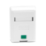Surface Mount Box 1xRJ, white