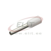 Wire-End Ferrule w. Collar Ce 007510 w, H0.75x10mm, 100pcs/pck, white