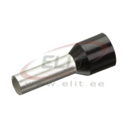 Wire-End Ferrule w. Collar Ce 060018 w, H6x18mm, 100pcs/pck, black