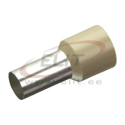 Wire-End Ferrule w. Collar Ce 350018 w, H35x18mm, 50pcs/pck, cream