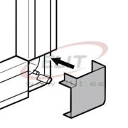 Flat Angle DLP-S, 16x16mm, Legrand, white