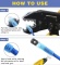 Connector Con vv 6.3 ^Tab Con mh 6.3, set, fully heat shrink insulated, 1.5..2.5mm² 300V, 0.8x6.3mm| 638, -25..75°C, polyolefin, 50pcs/pck, blue