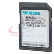 Simatic S7, Memory Card S7-1X00 CPU/Sinamics, 3.3V flash, 12Mbute, Siemens