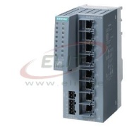 Scalance XC108, Unmanaged IE Switch, 8x 10/100 Mbit/s RJ45 ports, LED diagnostics, error-signaling contact w. set button, redundant power supply manual available as a download, Siemens