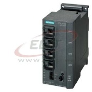 Scalance X204IRT, Managed IE IRT Switch, 4x 10/100 Mbit/s RJ45 ports, error signaling contact w. set pushbutton, redundant power supply, ProfiNet IO device, network management, redundancy manager integrated, Siemens