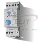 Level Control Relay 72.01., sensitivity 5..450kΩ adj., 1CO (SPDT) 16A 250VAC, cv 240VAC, conductive liquids, 2/3 electrodes, funct. emptying/ filling/ single level/ min./max. limits, status LED, TS35, Finder