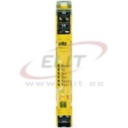 Safety Relay PNOZ s1, input 1-ch., output 2NO, 1SC, man/auto start, e-Stop/ safety gate, W12.5mm, sv 24VDC