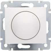 Dimmer Valena, mech.| rotary dimmer, halogen/ fluorescent tubes 40..400VA ^incandescent 40..400W, white