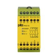 Safety Relay PNOZ X4 24VDC 3n/o 1n/c, e-Stop, safety gate, light grid monitoring, Pilz