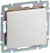 Switch Valena, mech.| intermediate, 10A 250VAC, spring clamp, white