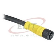 DC Micro Cordset Guardmaster 889D, M12 8pin socket » M12 8pin plug, 1.5A 30VAC/36VDC, -20..80°C, 15m PVC cable, IP65, NEMA4, Allen-Bradley