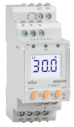Current Protection Relay 900CPR-3-1, 1Ø-2W/ 3Ø-3/4W, 3digits LCD backlight, over/under current, range (CT) 1/5A..999A, 1CO 5A 250VAC, trip delay 0..99.9s, cv 230VAC, TS35