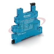 Socket 93.62, 34.51.7.005/012/024.xx10, 34.81.7.005/012/024.xxxx, cv 6-12-24VDC sensitive, MasterOUTPUT, W5mm, TS35, Finder