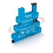 Socket 93.66, 34.51.7.024.xx10, 34.81.7.024.xxxx, cv 24..240VAC/DC, push-in, MasterPLUS, W5mm, TS35, Finder