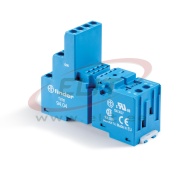 Socket 94.04, 55.32/ 85.02/ 55.34/ 85.04, takes 99.02/ 86.30 modules, incl. 094.71 metal retaining clip, blue