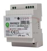 Module Power Supply, input 180..264VAC, output 15W 1.25A 10.5..13VDC, LED, W25mm, TS35/15/7.5