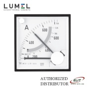 Ammeter EA17, moving-iron, 25AAC, scala 90°, ■72x72mm/ □68x68mm, Lumel