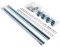 Pole Mounting Kit ECFP, incl. 2 cross-pieces, 2 colar clamps, accessories, galvanised steel