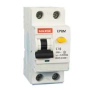 Residual Current Operated Circuit Breaker (RCBO) EPBR-63H, 1C+N 10A 30mA 10kA, type AC, 2M, 10mm², MaxGE