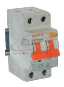 Residual Current Operated Circuit Breaker (RCBO) EPBR-63H, 1B+N 13A 30mA 10kA, type AC, 2M, 10mm², MaxGE