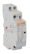 Modular Contactor C1-20, 2NO 1.2/4kW 7/20A 230VAC, cv 24VAC, 1.5..6mm², MaxGE